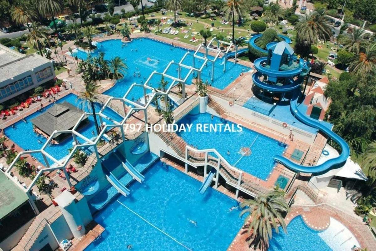 797 Holiday Rentals - Benalbeach- Moderno Piso Para 5 Con Vistas Al Mar 贝纳尔马德纳 外观 照片